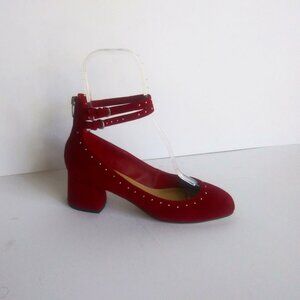 Marc Fisher, Kappa Suede Pumps, Red, Size 9.5 NWT